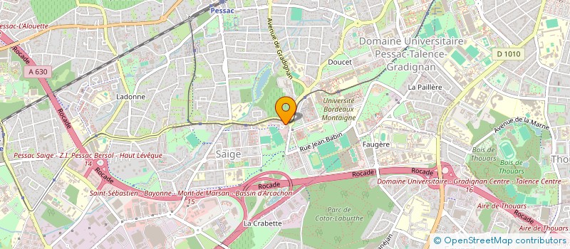 localisation de l'entreprise ALTURIS à PESSAC