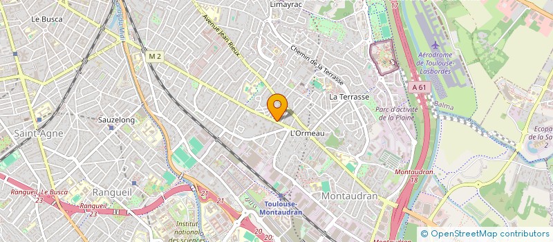 localisation de l'entreprise ALTUS 2 à TOULOUSE