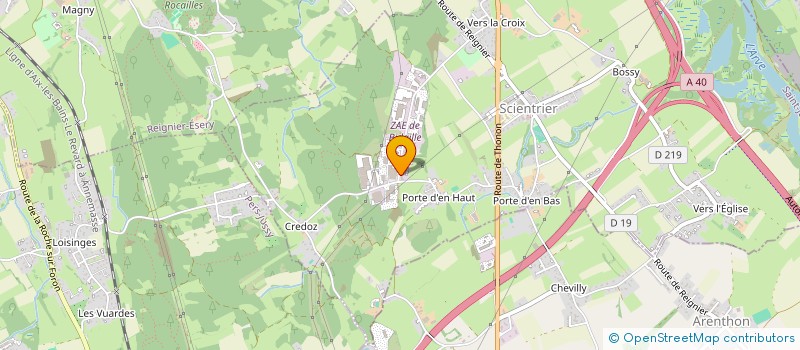 localisation de l'entreprise ALTUS  SCIENTRIER