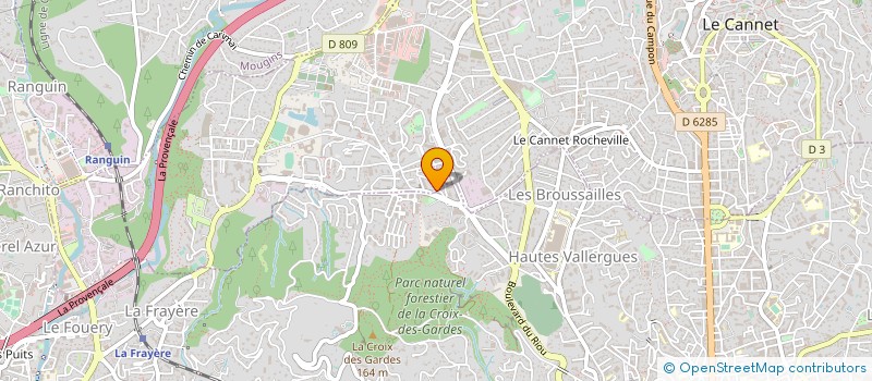 localisation de l'entreprise ALTUS à LE CANNET