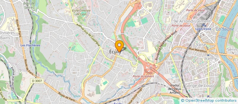 localisation de l'entreprise ALTUS ETUDES INVESTISSEMENTS à ECULLY