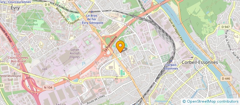 localisation de l'entreprise ALTUS PLUS à CORBEIL-ESSONNES