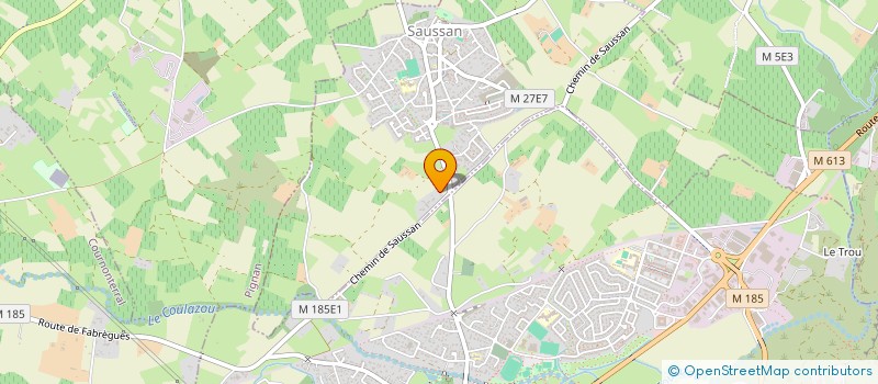 localisation de l'entreprise ALTUS-TRANS à SAUSSAN