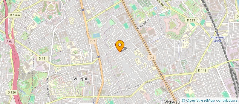 localisation de l'entreprise ALTUSI à VITRY-SUR-SEINE