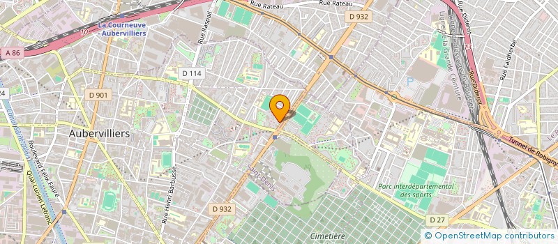 localisation de l'entreprise ALTUX  AUBERVILLIERS