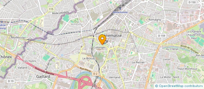 localisation de l'entreprise ALTYMA à ANNEMASSE