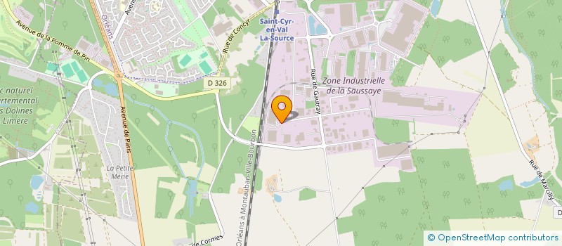 localisation de l'entreprise ALTYOR à SAINT-CYR-EN-VAL