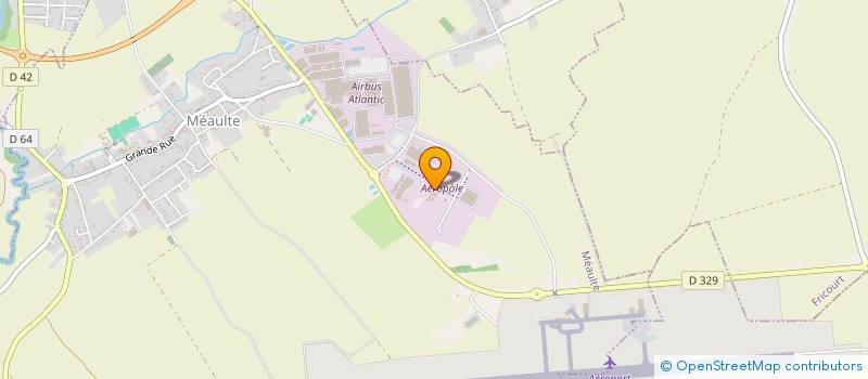 localisation de l'entreprise ALTYTUD- CLUSTER AERONAUTIQUE à MEAULTE