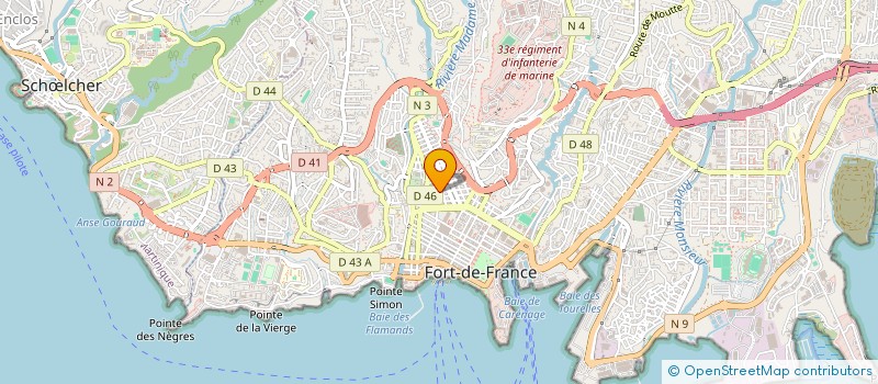localisation de l'entreprise ALU 2000 SARL à FORT-DE-FRANCE