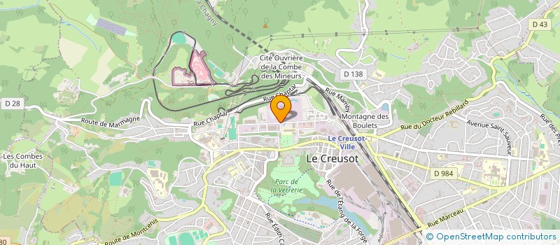 localisation de l'entreprise ALU 3000 à LE CREUSOT
