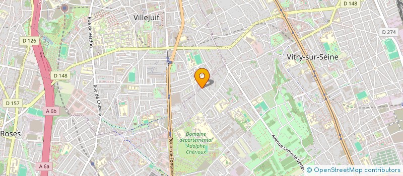 localisation de l'entreprise ALU 6 TEM à VITRY-SUR-SEINE