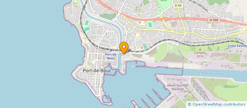 localisation de l'entreprise ALU BAT  PORT-DE-BOUC