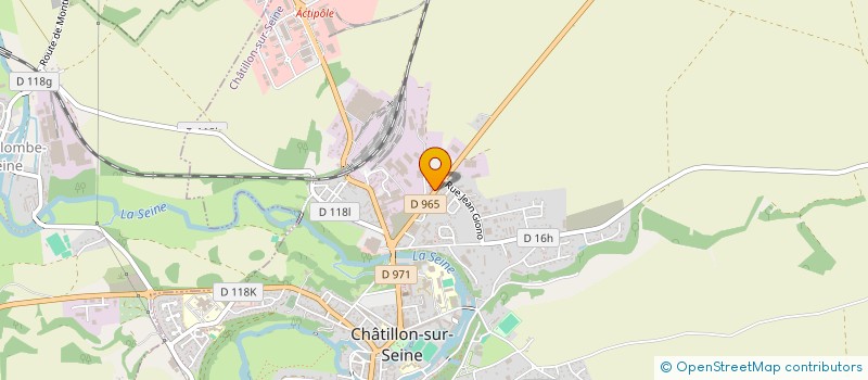 localisation de l'entreprise ALU CHATILLONNAIS à CHATILLON-SUR-SEINE