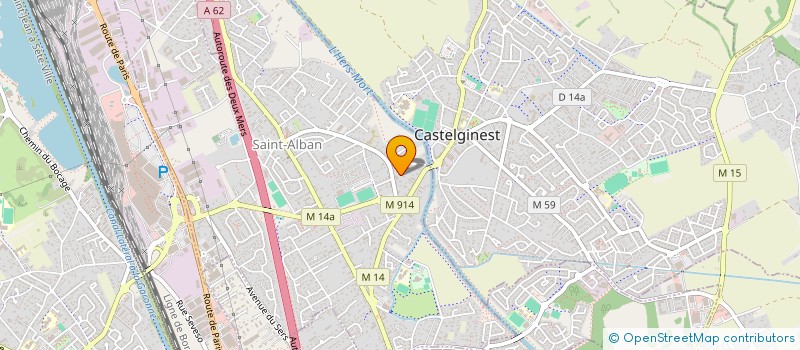 localisation de l'entreprise ALU COLORS 31  SAINT-ALBAN