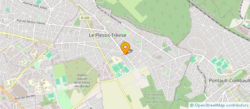 localisation de l'entreprise ALU CONCEPT à LE PLESSIS-TREVISE
