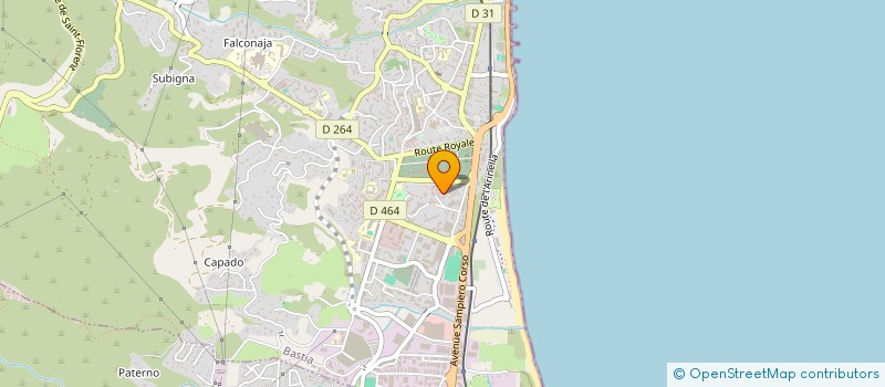 localisation de l'entreprise ALU CONFORT à BASTIA