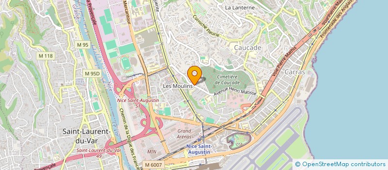 localisation de l'entreprise ALU CONFORT à NICE