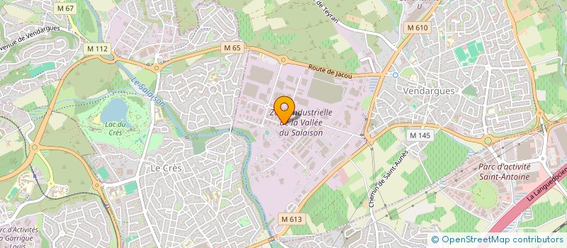 localisation de l'entreprise ALU CONFORT ET TRADITION à VENDARGUES