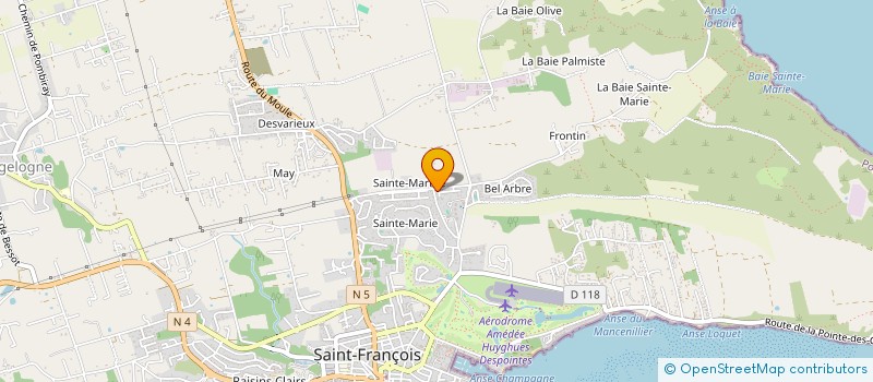 localisation de l'entreprise ALU CONSEILS à SAINT-FRANCOIS