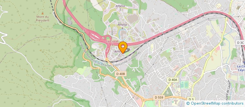localisation de l'entreprise ALU ECO ENERGIE à LA CIOTAT