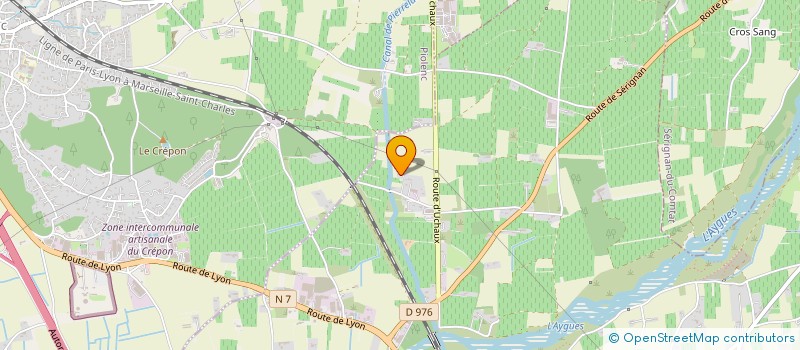 localisation de l'entreprise ALU ESPACE à ORANGE