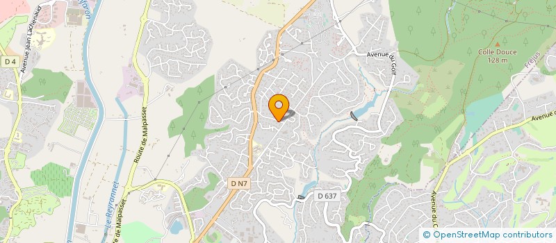 localisation de l'entreprise ALU FERMETURES PVC à FREJUS