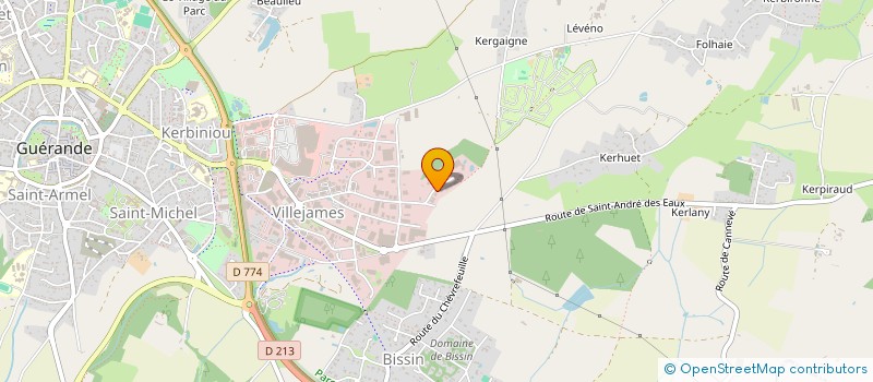 localisation de l'entreprise ALU FRANCE PORTAIL à GUERANDE