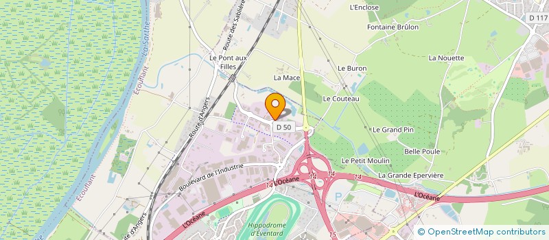 localisation de l'entreprise ALU G à ECOUFLANT