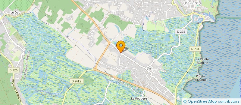 localisation de l'entreprise ALU GOUTTIERE à LE CHATEAU-D'OLERON