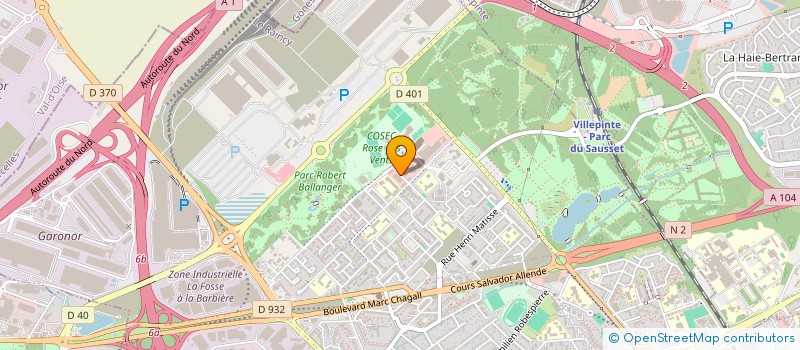 localisation de l'entreprise ALU GOUTTIERES PROFILEES ET PLIAGES à AULNAY-SOUS-BOIS