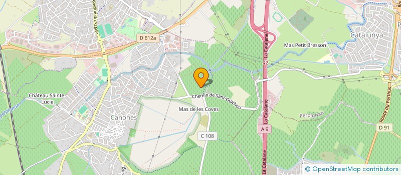 localisation de l'entreprise ALU HABITAT 66  CANOHES