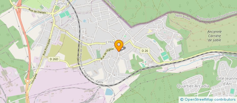 localisation de l'entreprise ALU K  CARLING