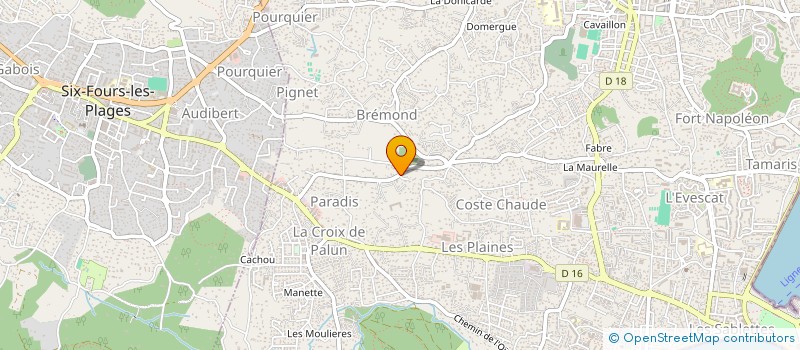 localisation de l'entreprise ALU LD83 FERMETURES à LA SEYNE-SUR-MER