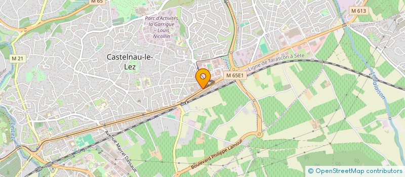 localisation de l'entreprise ALU MD CASTELNAU LE LEZ  CLERMONT-L'HERAULT