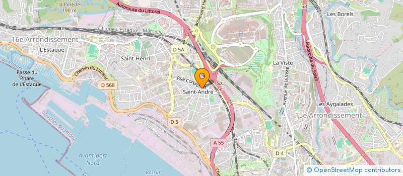 localisation de l'entreprise ALU MILLENIUM à MARSEILLE