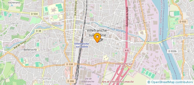 localisation de l'entreprise ALU-MOOV à VILLEFRANCHE-SUR-SAONE
