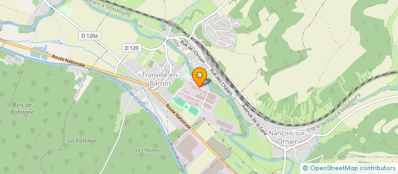 localisation de l'entreprise ALU MULTI SERVICES MEUSIEN à TRONVILLE-EN-BARROIS