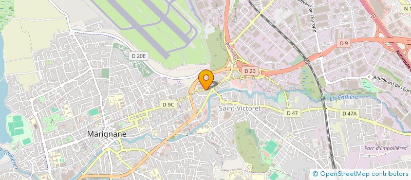 localisation de l'entreprise ALU N 1 à MARIGNANE