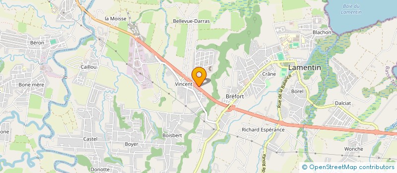 localisation de l'entreprise ALU NOUVELLE  LAMENTIN