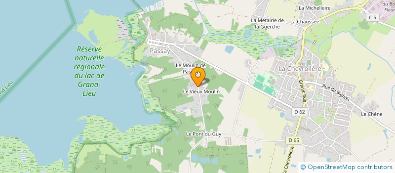 localisation de l'entreprise ALU-OCEAN  LA CHEVROLIERE