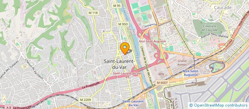 localisation de l'entreprise ALU PERFORMANCE SERVICE à SAINT-LAURENT-DU-VAR
