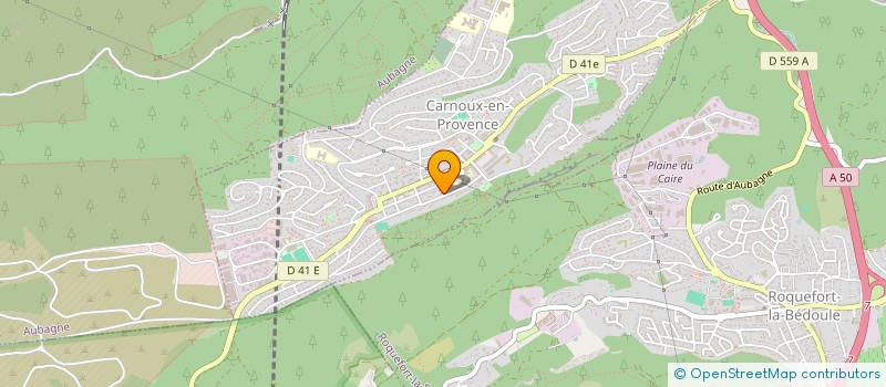 localisation de l'entreprise ALU&PIERRES à CARNOUX-EN-PROVENCE