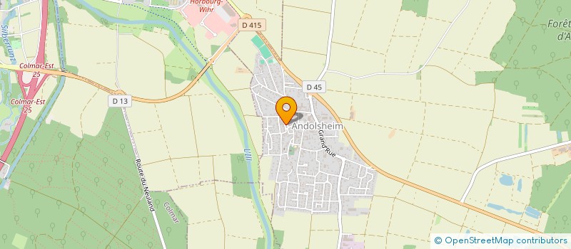 localisation de l'entreprise ALU POSE 2000 à ANDOLSHEIM