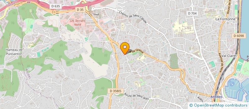 localisation de l'entreprise ALU POSE à ANTIBES