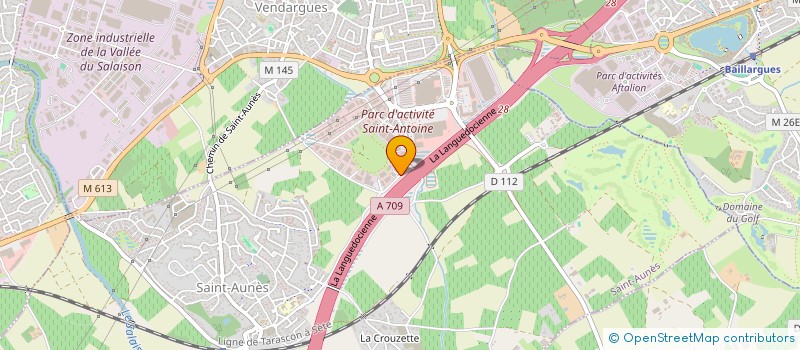 localisation de l'entreprise ALU'POSE à SAINT-AUNES