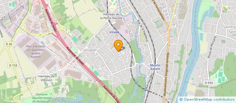 localisation de l'entreprise ALU POSE  VILLABE