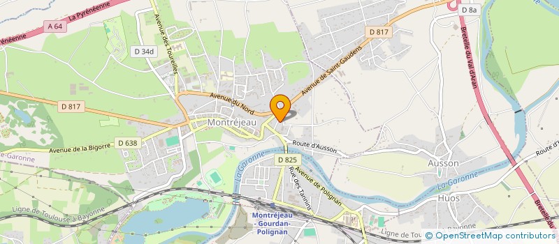 localisation de l'entreprise ALU PRO TECH à MONTREJEAU