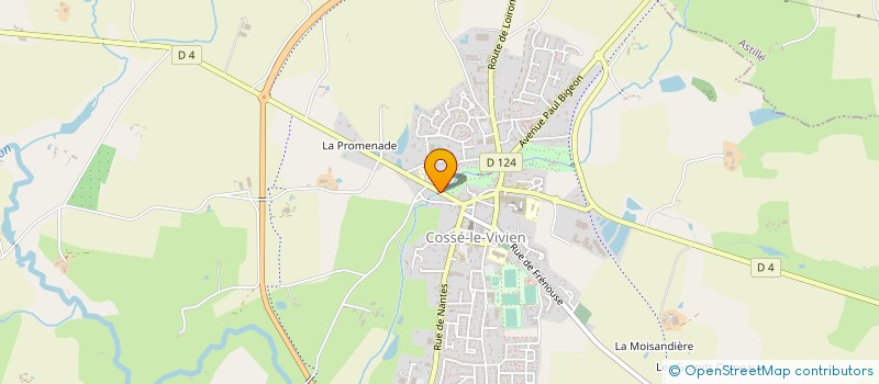 localisation de l'entreprise ALU PROFIL DU MAINE à COSSE-LE-VIVIEN