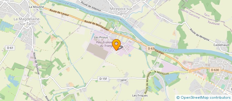localisation de l'entreprise ALU PROTECH à BESSIERES