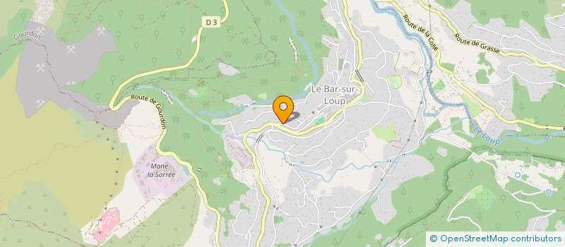 localisation de l'entreprise ALU PROVENCE à LE BAR-SUR-LOUP